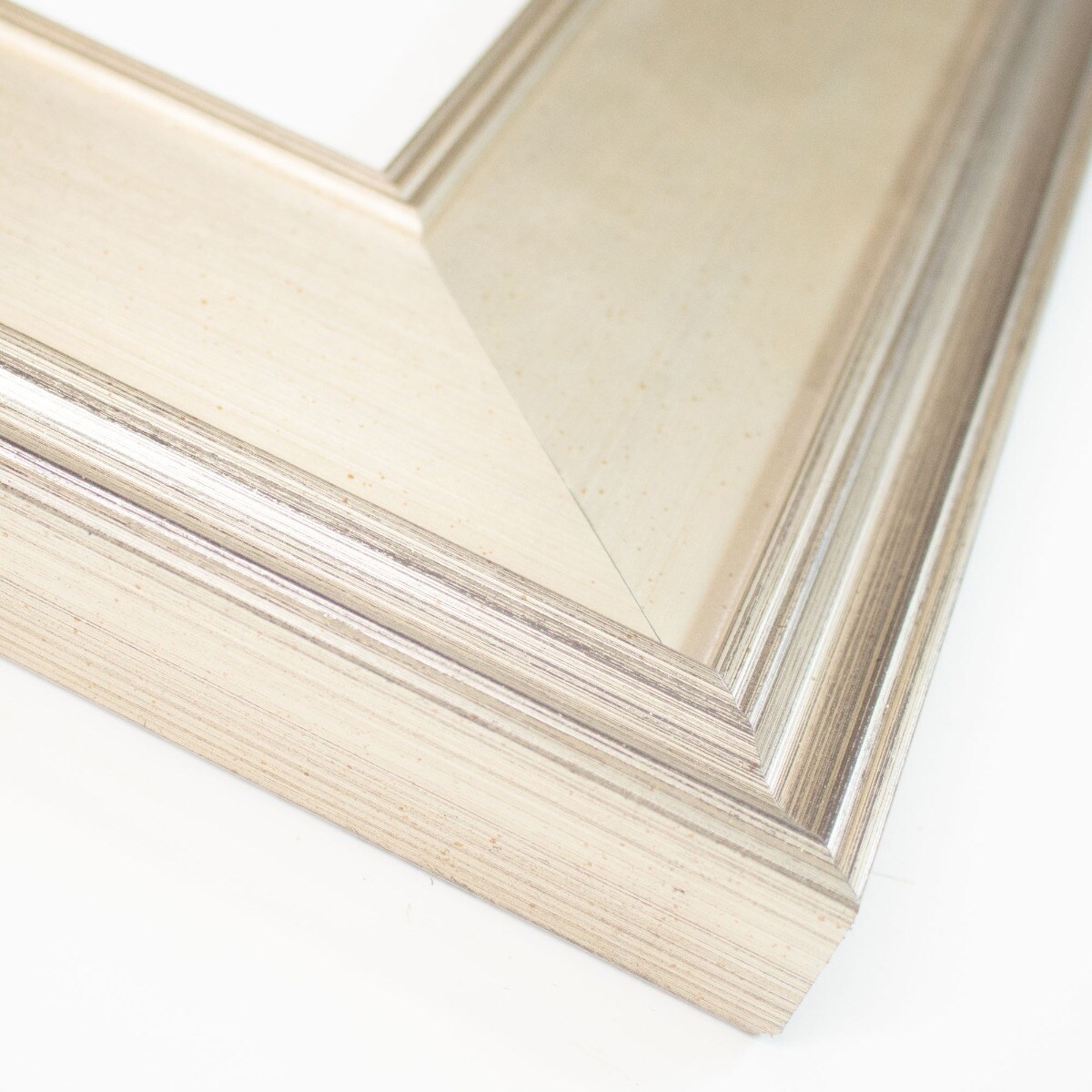 14x18 Frame Grey & Silver Solid Wood Picture Frame Width 2.75 Inches